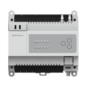 SASWELL尊龙凯时LoRaWAN 多联机控制器正面外观图